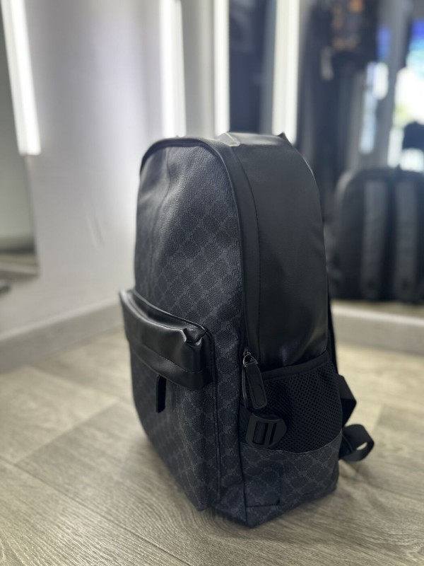 Чоловічий рюкзак із текстурним принтом casual backpack  -  Зображення 1