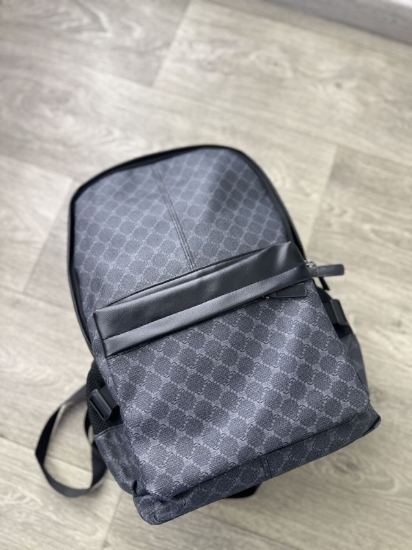 Чоловічий рюкзак із текстурним принтом casual backpack  -  Зображення 2