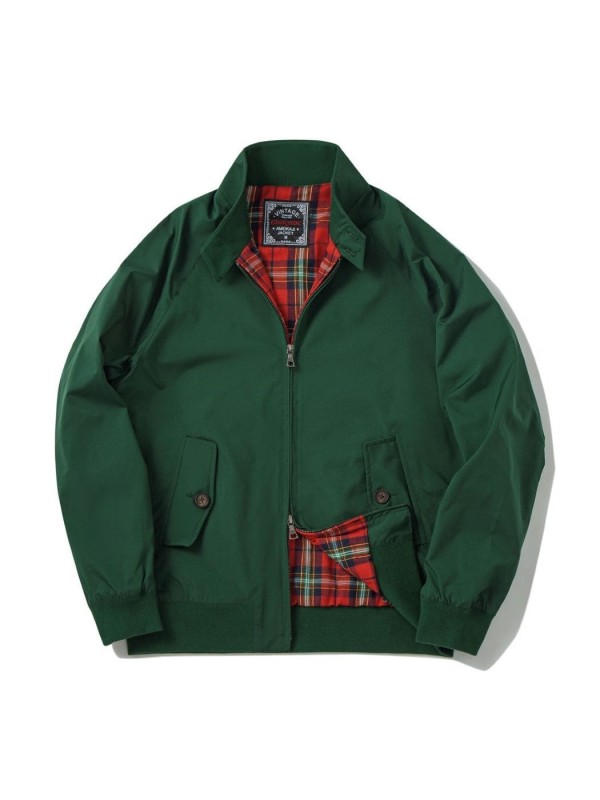 Куртка мужская G9 с красной подкладкой Harrington retro line  - Изображение 1
