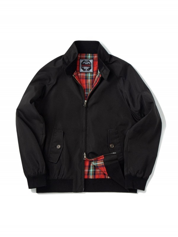 Куртка мужская G9 с красной подкладкой Harrington retro line  - Изображение 2