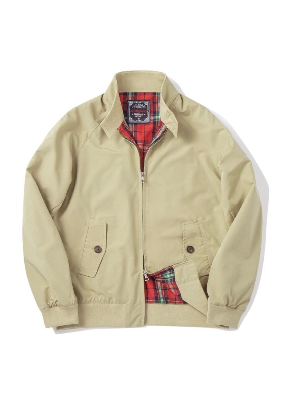 Куртка мужская G9 с красной подкладкой Harrington retro line  - Изображение 3