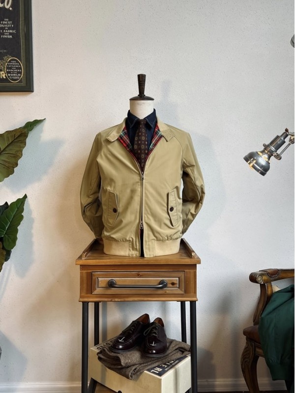 Куртка мужская G9 с красной подкладкой Harrington retro line  - Изображение 4
