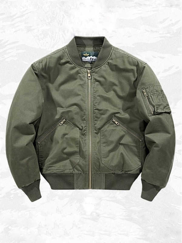 Бавовняний бомбер утеплений major flight jacket