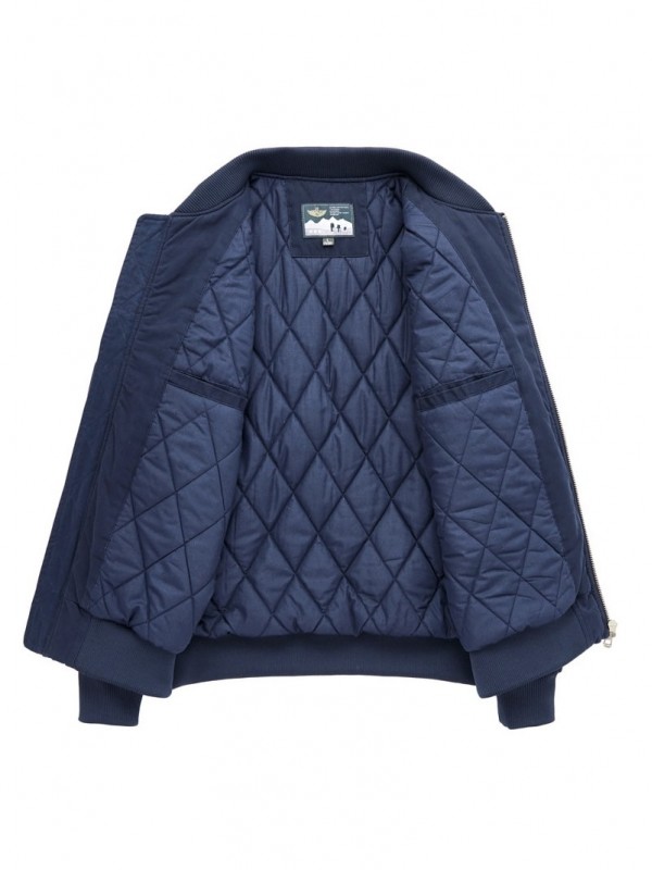 Хлопковый бомбер утепленный major flight jacket  - Изображение 5