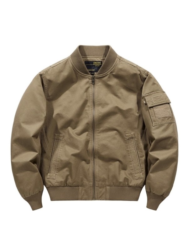Бомбер DPO в стилі "flight jacket" з бавовни - Зображення 10