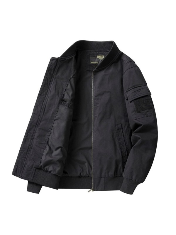 Бомбер DPO в стилі "flight jacket" з бавовни - Зображення 6