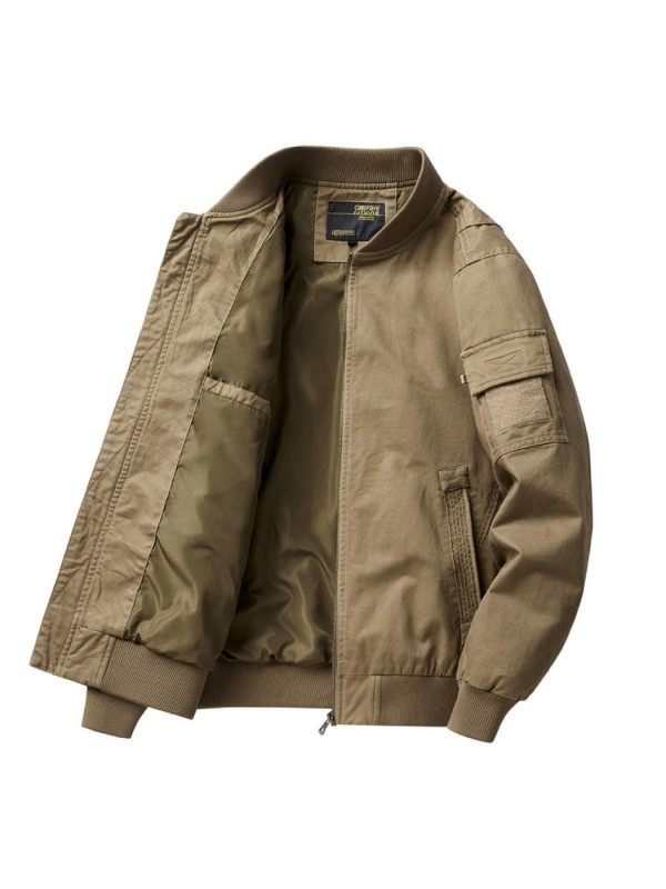 Бомбер DPO в стилі "flight jacket" з бавовни - Зображення 11