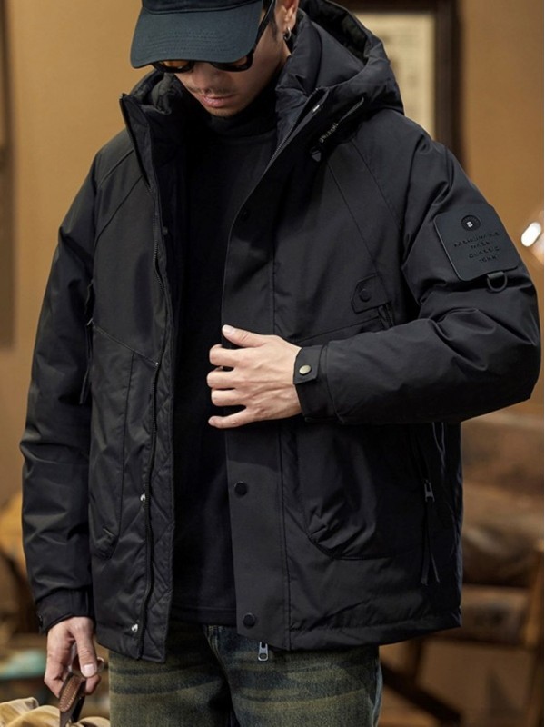 Чоловіча практична зимова пухова куртка cold proof