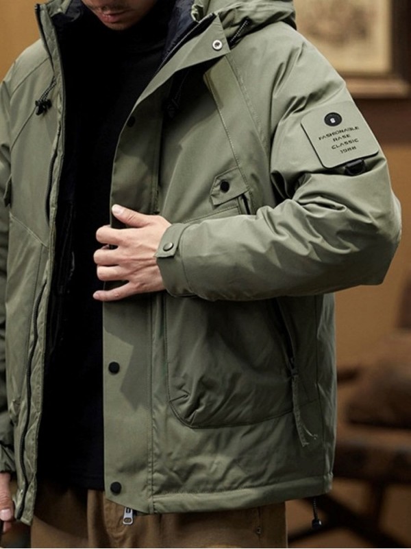 Мужская практичная зимняя пуховая куртка cold proof  - Изображение 5