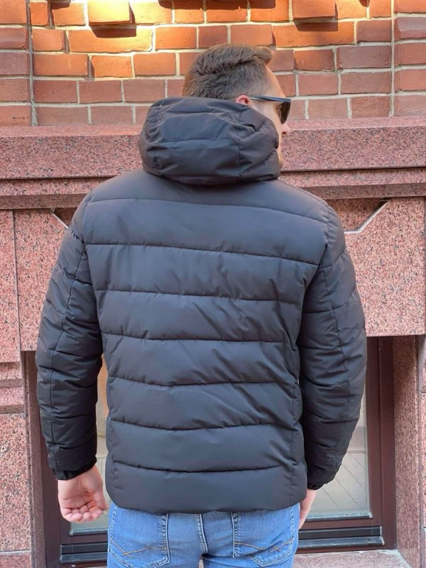 Минималистическая прошитая матовая мужская куртка street comfort  - Изображение 3