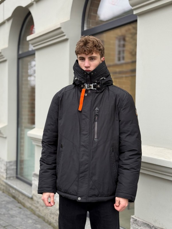 Мужская удлиненная куртка-парка с карабином и капюшоном hooded parka  - Изображение 3