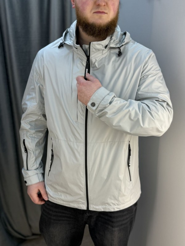 Мужская ветровка с капюшоном premium windbreaker
