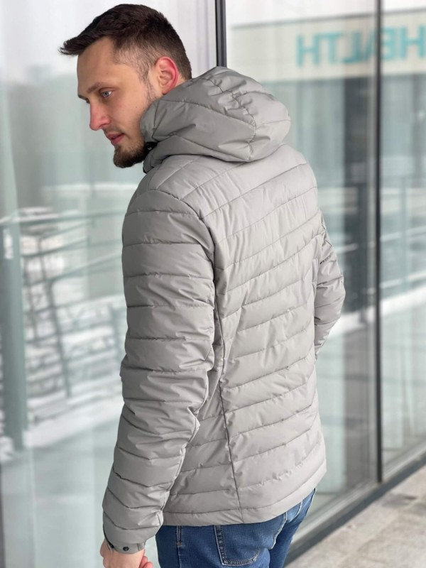 Куртка SnowBears 217 та 220 демісезонна прошита з капюшон - Зображення 3