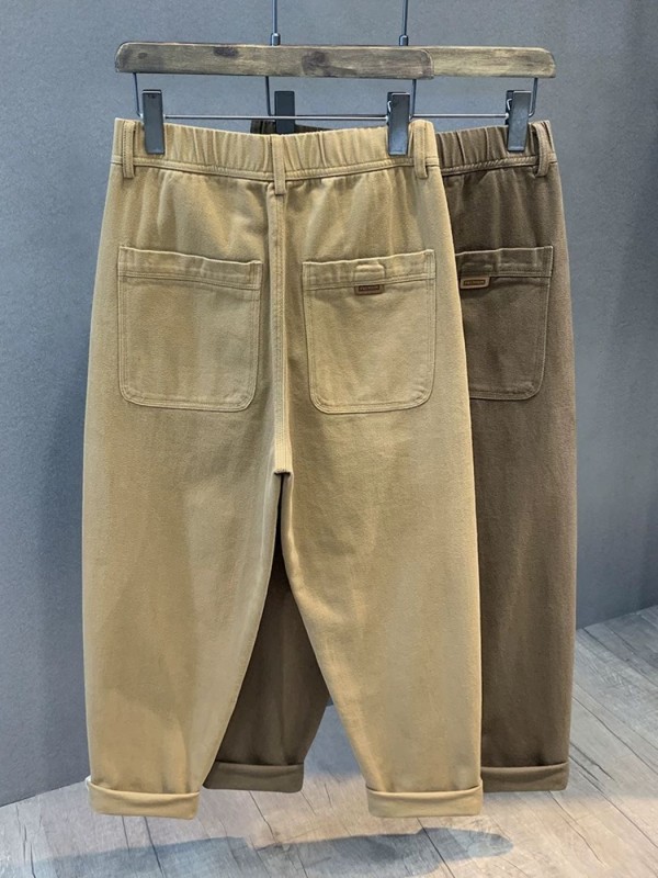 Мужские джинсы mom из хлопка в эксклюзивном цвете casual comfort  - Изображение 3