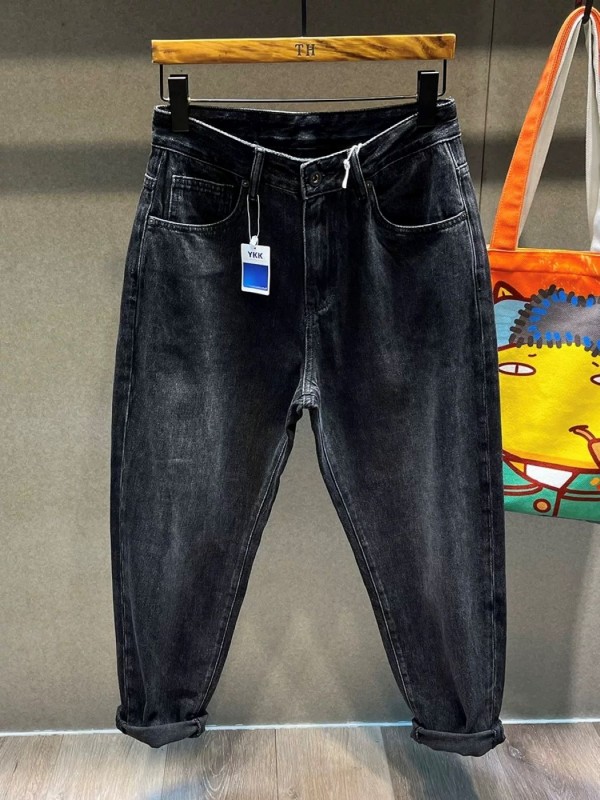 Чорні базові джинси mom fit glisten