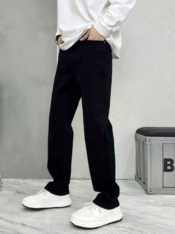 Чоловічі базові джинси крою slim fit black balance 