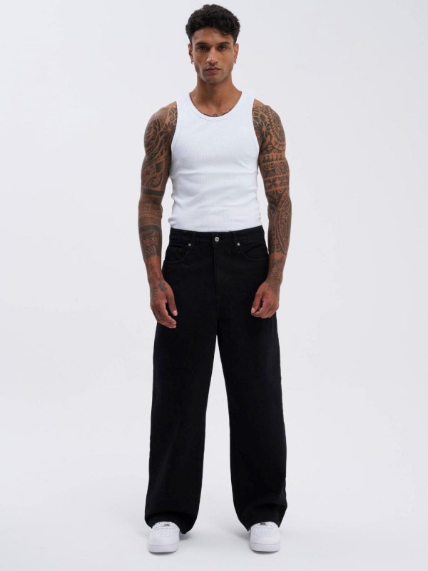 Стильные мужские хлопковые baggy джинсы strong denim