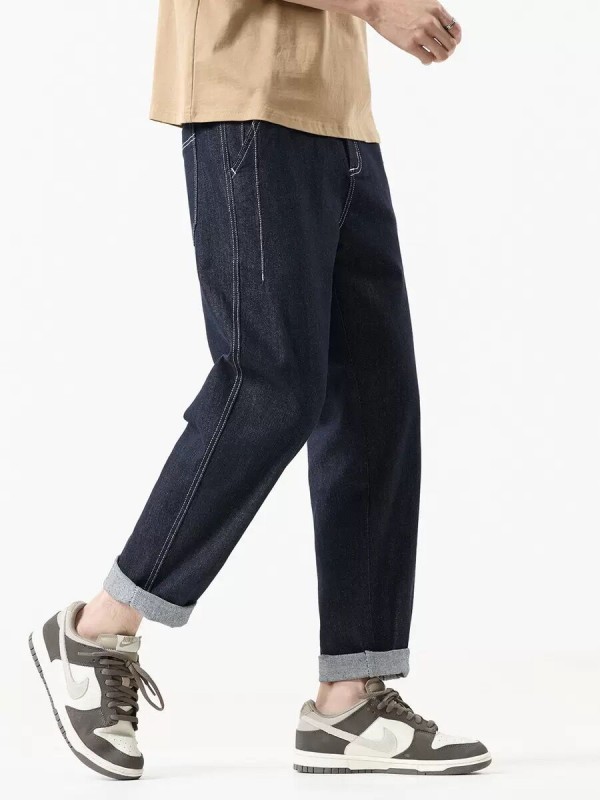 Джинси вільного крою з акцентною строчкою jeans contrast stitch  -  Зображення 2
