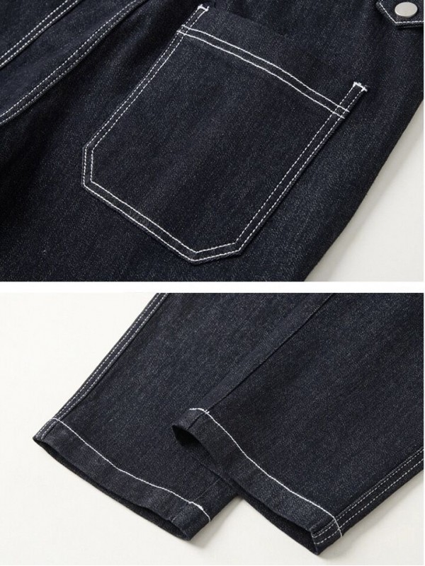 Джинси вільного крою з акцентною строчкою jeans contrast stitch  -  Зображення 7
