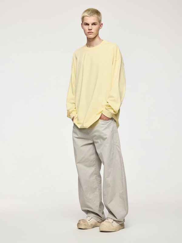 Мужской базовый лонгслив прямого кроя casual form   - Изображение 7
