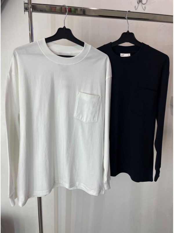 Лонгслив oversize с накладным карманом - Изображение 9