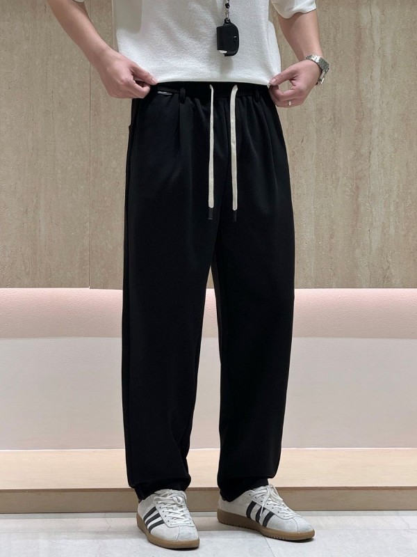 Легкие брюки в стиле casual на резинке  - Изображение 5