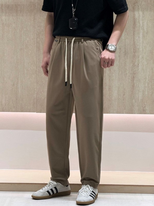 Легкие брюки в стиле casual на резинке  - Изображение 9