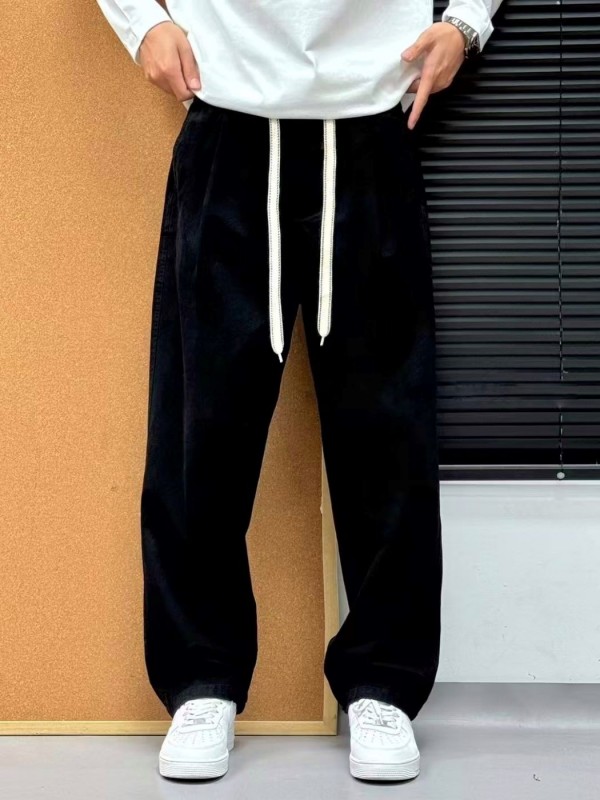 Штаны свободного кроя хлопковые на резинке pure-workwear  - Изображение 4