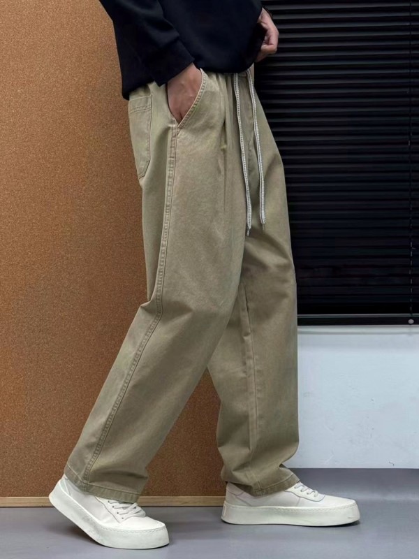 Штаны свободного кроя хлопковые на резинке pure-workwear  - Изображение 1