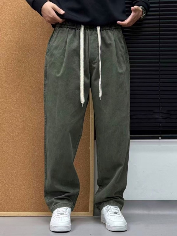 Штаны свободного кроя хлопковые на резинке pure-workwear  - Изображение 2