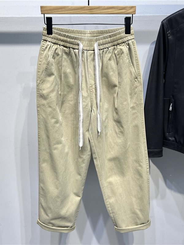 Штаны свободного кроя хлопковые на резинке pure-workwear  - Изображение 6