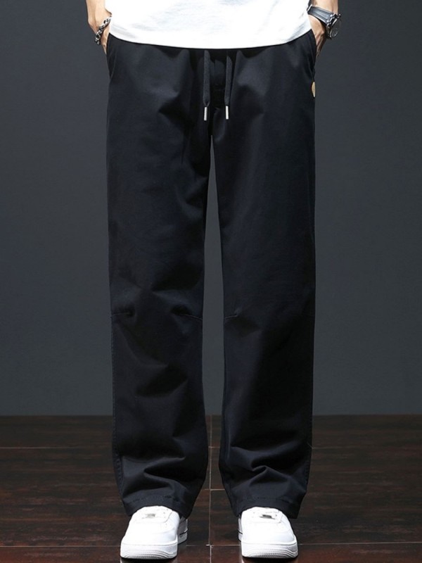 Комфортные хлопковые мужские брюки прямого кроя minimal pants  - Изображение 9