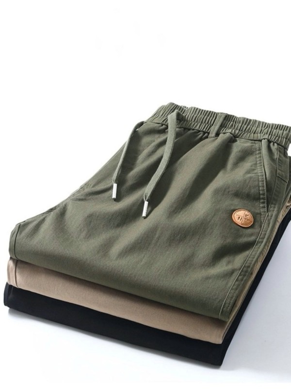 Комфортные хлопковые мужские брюки прямого кроя minimal pants  - Изображение 20