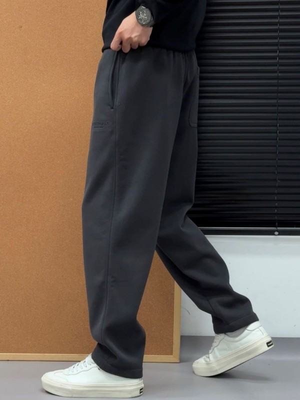 Мужские универсальные флисовые штаны на резинке cozy fleece  - Изображение 11