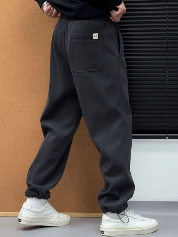 Мужские универсальные флисовые штаны на резинке cozy fleece  - Изображение 14