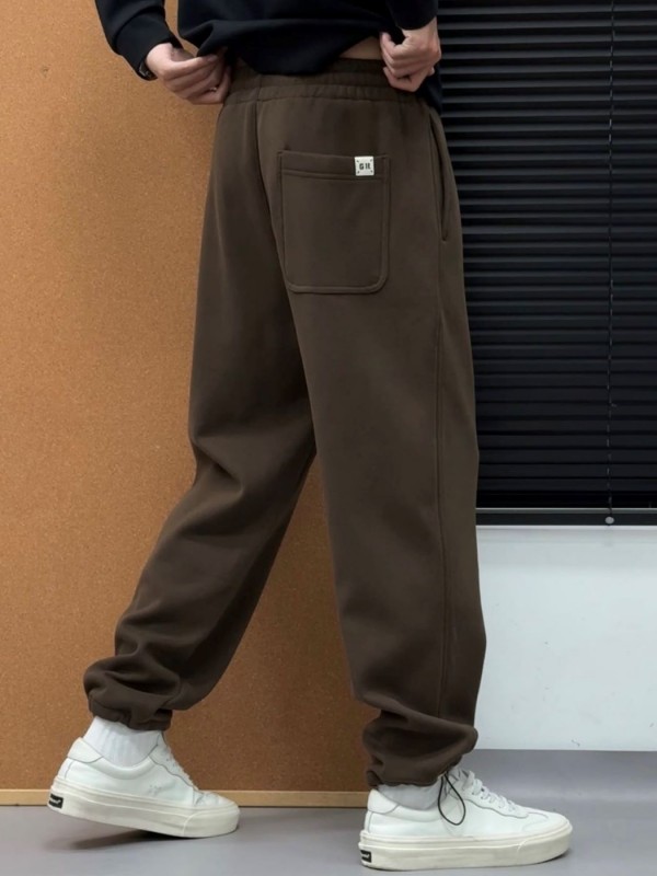 Мужские универсальные флисовые штаны на резинке cozy fleece  - Изображение 4