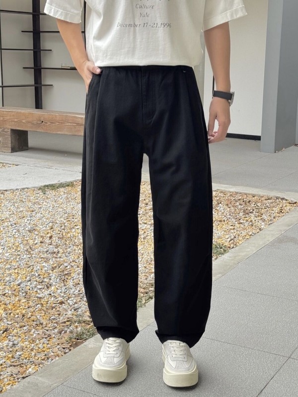 Удобные мужские штаны с поясом на резинке casual pants  - Изображение 1