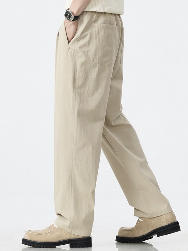 Универсальные мужские брюки свободного и прямого кроя stylish pants  - Изображение 1