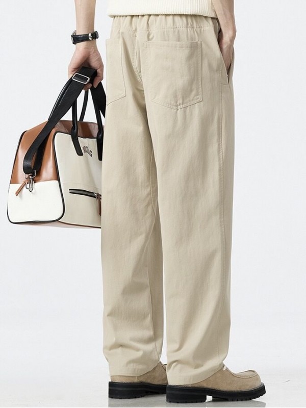 Универсальные мужские брюки свободного и прямого кроя stylish pants  - Изображение 2
