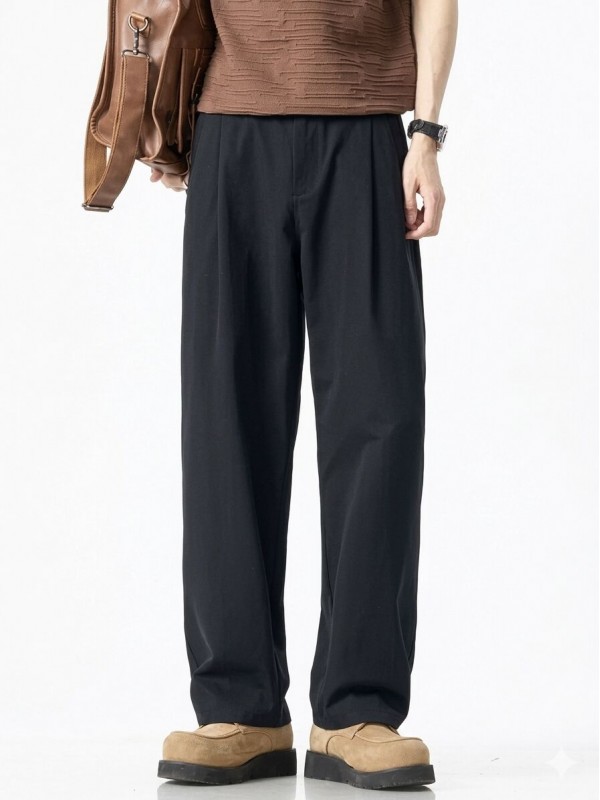 Універсальні чоловічі штани вільного та прямого крою stylish pants 