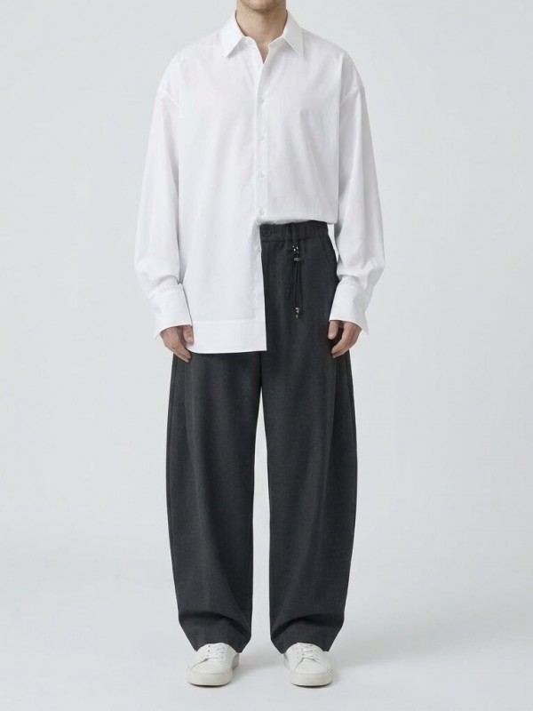 Мужские стильные брюки свободного кроя baggy pants
