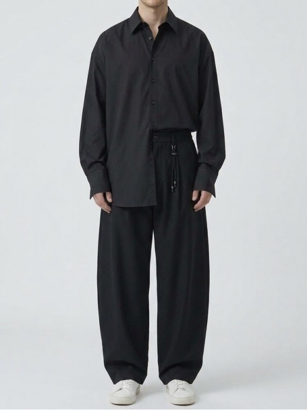 Мужские стильные брюки свободного кроя baggy pants  - Изображение 2