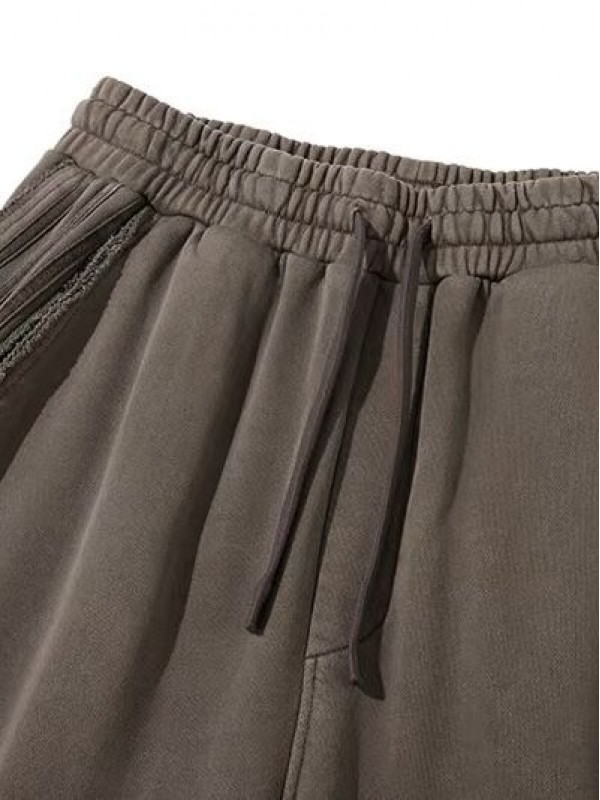 Чоловічі широкі штани з декоративними швами та кишенями baggy pants wide fit  -  Зображення 1
