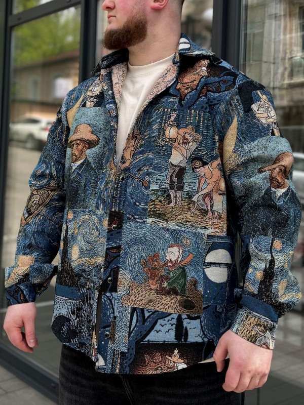 Рубашка гобеленовая с художественным изображением  Van Gogh images  - Изображение 5