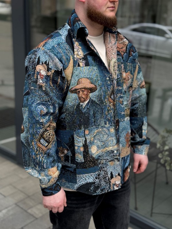 Рубашка гобеленовая с художественным изображением  Van Gogh images  - Изображение 6