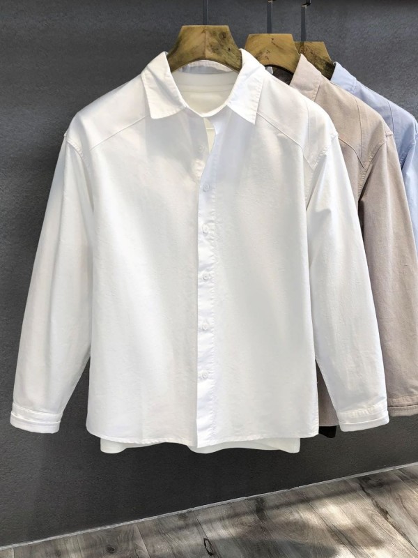 Классическая рубашка свободного кроя с длинным рукавом clasy shirt