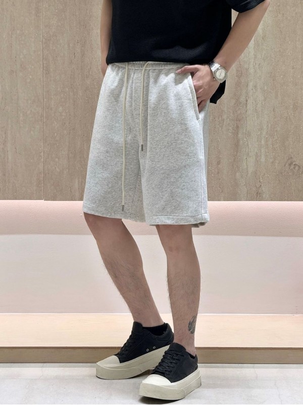 Базовые мужские шорты из мягкого трикотажа sports gray  - Изображение 1