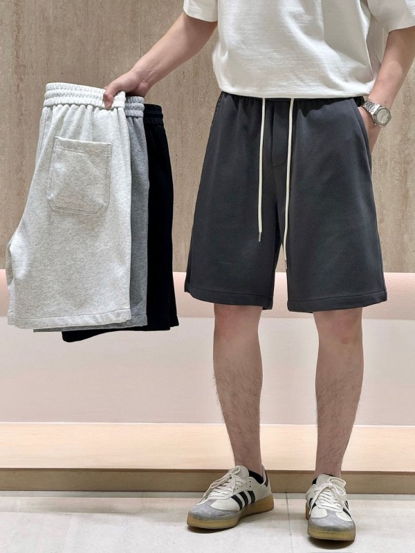 Базовые мужские шорты из мягкого трикотажа sports gray  - Изображение 8