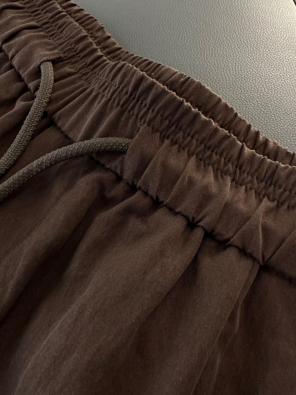 Легкие мужские трендовые шорты из натуральной ткани summer browns  - Изображение 3