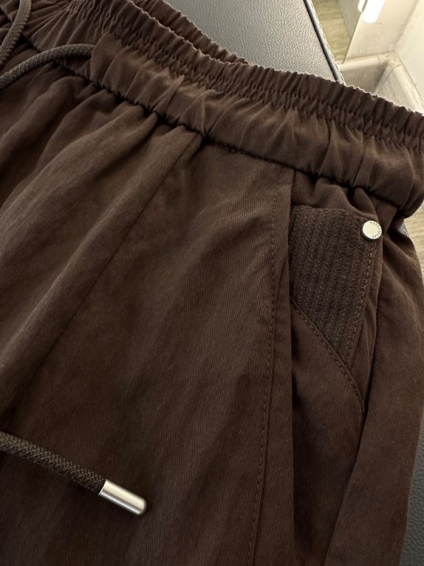 Легкие мужские трендовые шорты из натуральной ткани summer browns  - Изображение 4